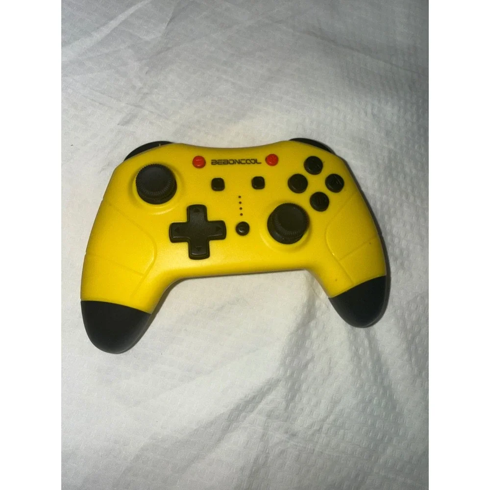 Beboncool Q42 Wireless Controller for Nintendo Switch‎ PC Yellow Black Bluetooth